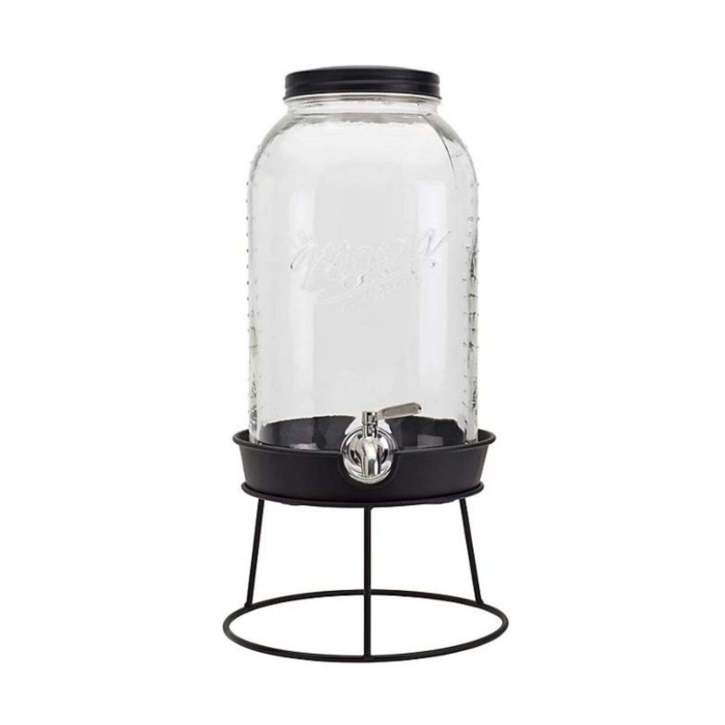 Mason Craft and More Glass Drink Dispenser with Lid - Clear, 4.22 qt -  Fry's Food Stores