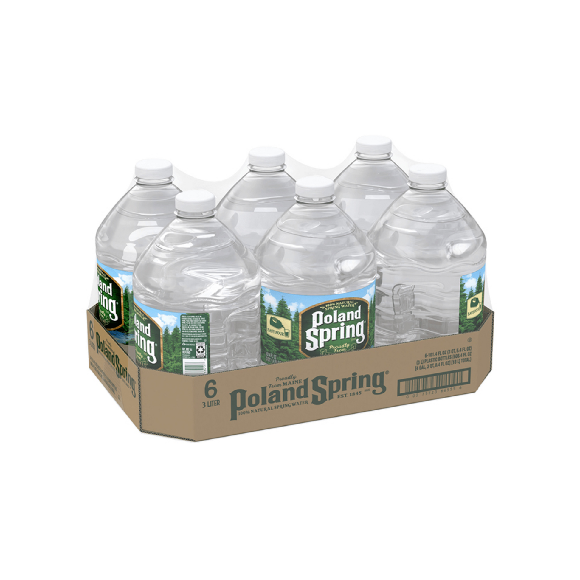 1 Gallon Jug Spring Water  Poland Spring® Brand 100% Natural Spring Water